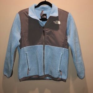 The North Face blue fleece